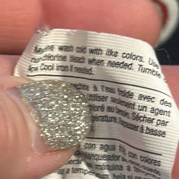 Champion Reverse Weave All Over Print Cropped Crewneck Sweatshirt size L Large - Picture 8 of 8